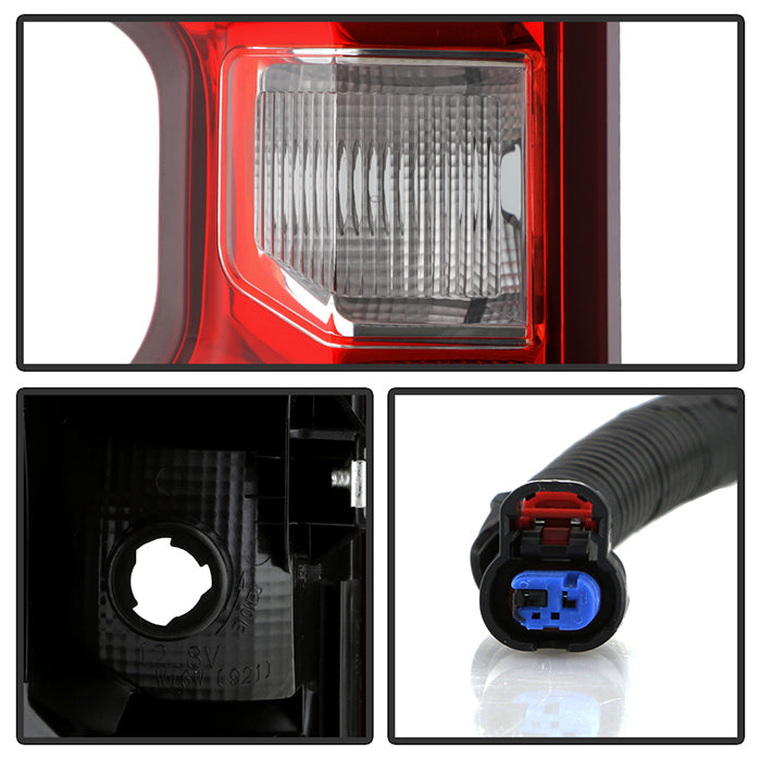 Spyder Easy To Install Tail Light Assembly 9950797 - Poe Chevy Silverado 19-21 1500