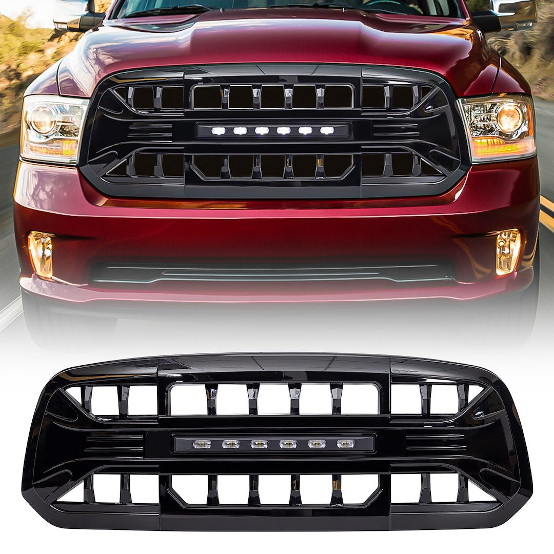 American MOD Mean Aggressive Styling Grille Amdeba00151 - Armor OFF-Road Lights GL
