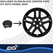 Coast2Coast Limited Lifetime Warranty Wheel Skin IMP521Black - Black Imp 25-26 Explorer Active 18 IMP521BLK