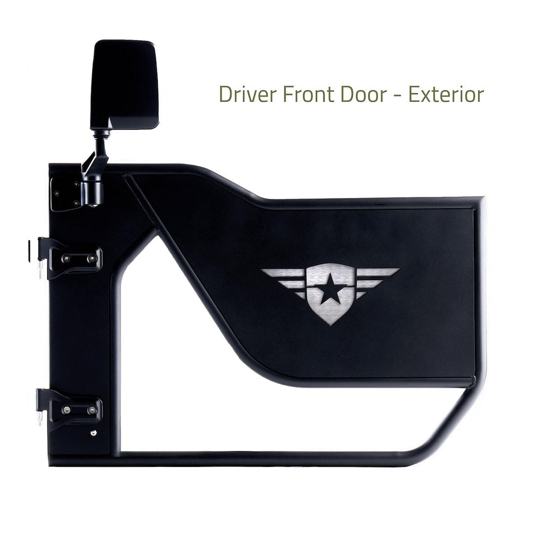 Combat Offrd Easy To Install Door 35-1046 - Jeep JT Gladiator Mission Doors