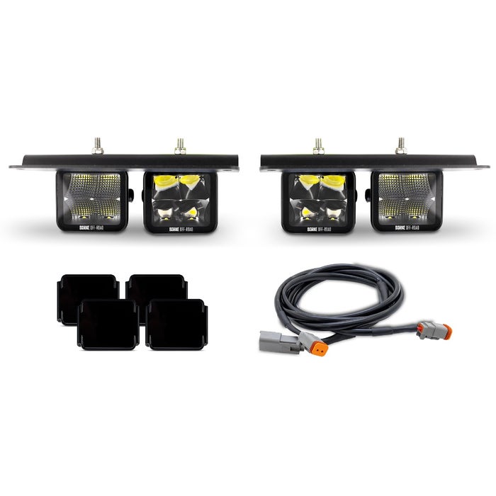 Mishimoto Limited Lifetime Warranty Driving/ Fog Light BNLT-BR-21M-FG4U - 21 Bronco Direct Fit Pods Modular