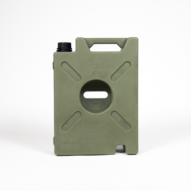 Rotopax Made In USA Liquid Storage Container RX-5OD - Green Gallon Camp Jug