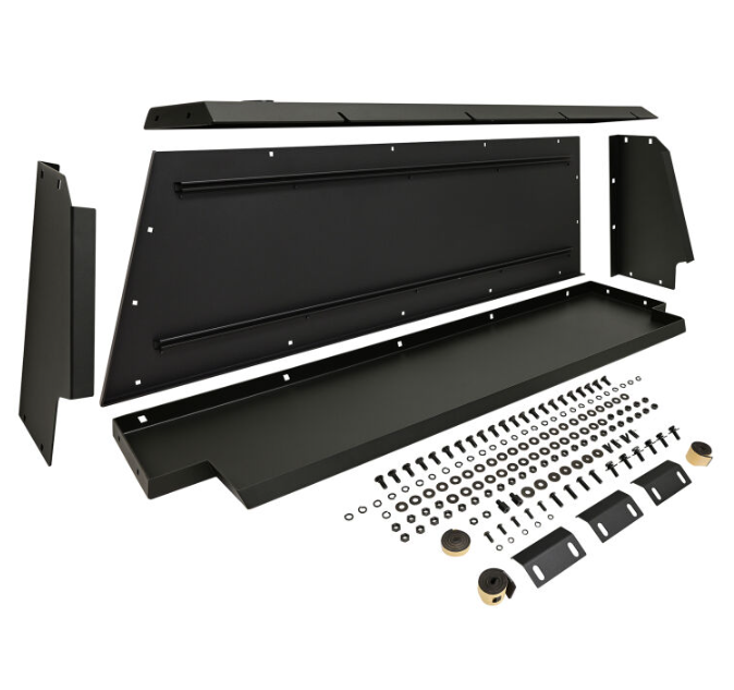 Westin Two T-Slot Accessory Mounting Tracks Truck Cap Storage Compartment 16-10040 - Exp Box Passenger