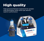 Wagner No Supplier Warranty Headlight Bulb BP9005LBLX2 - Premium Forward Lighting Halogen