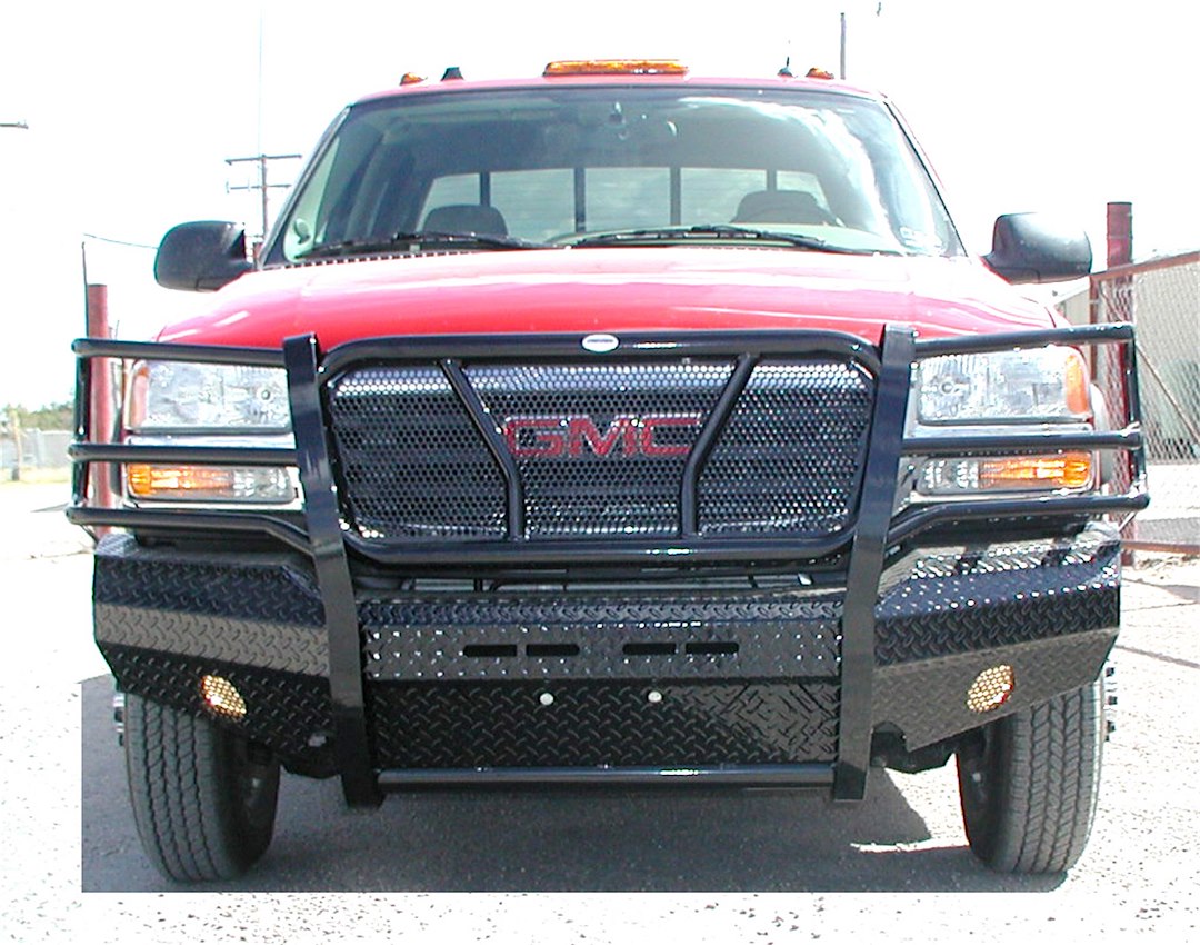 Frontier TRU Accommodates Factory Tow Hooks Bumper 300-30-3005 - Front Replacement Gmc