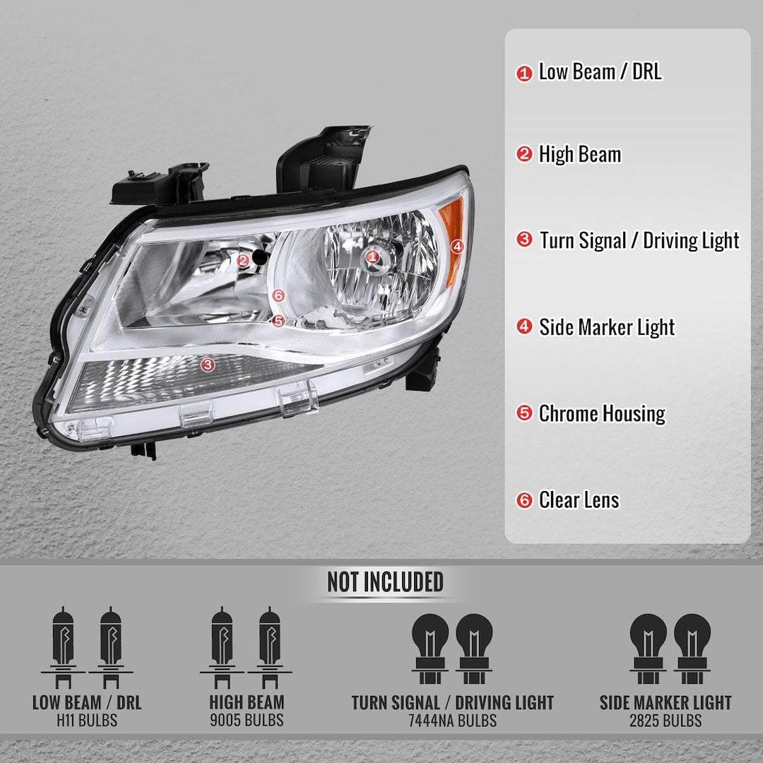 Spec-D Tunin 2LH-COL15-RS Headlight Assembly