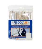 SEA DOG 302106006G/W-1 100 percent premium double braided nylon - Fender Line