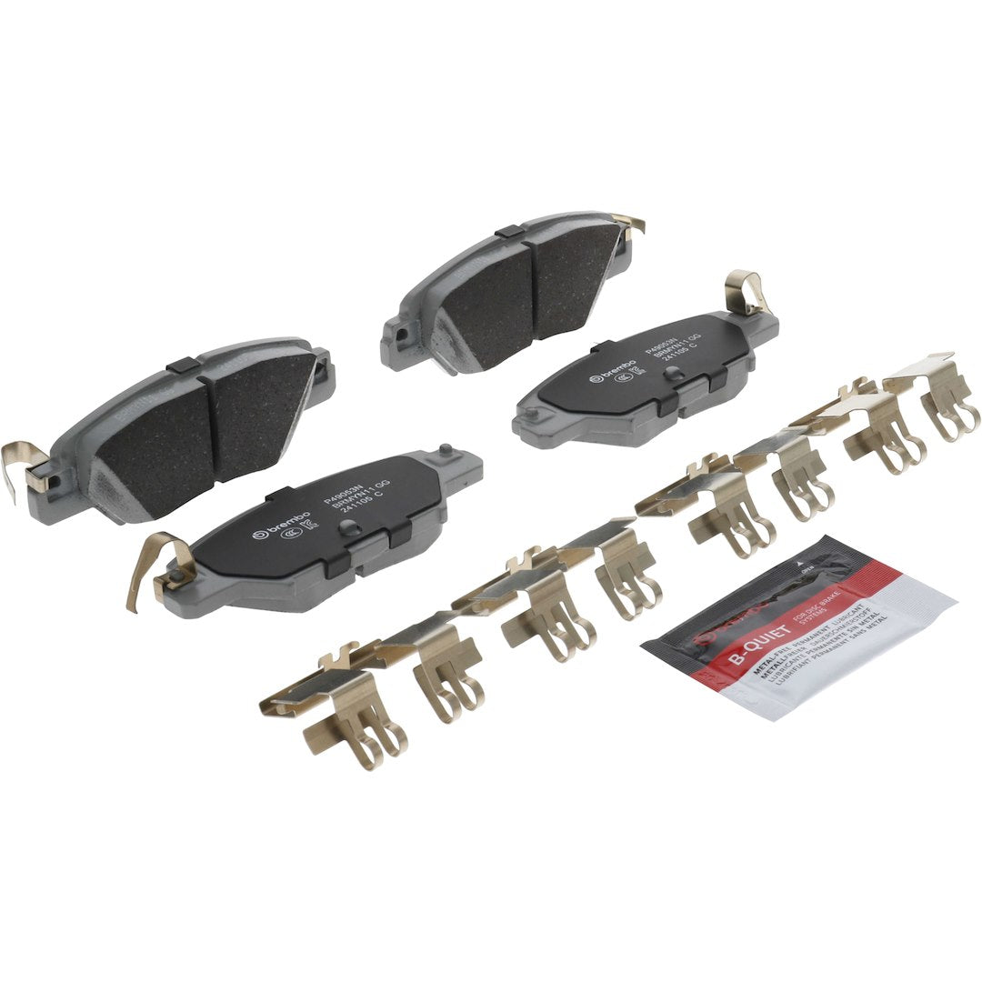 Brembo Premium Low-Met OE Equivalent Pad Brake Pad P49053N - Disc Set