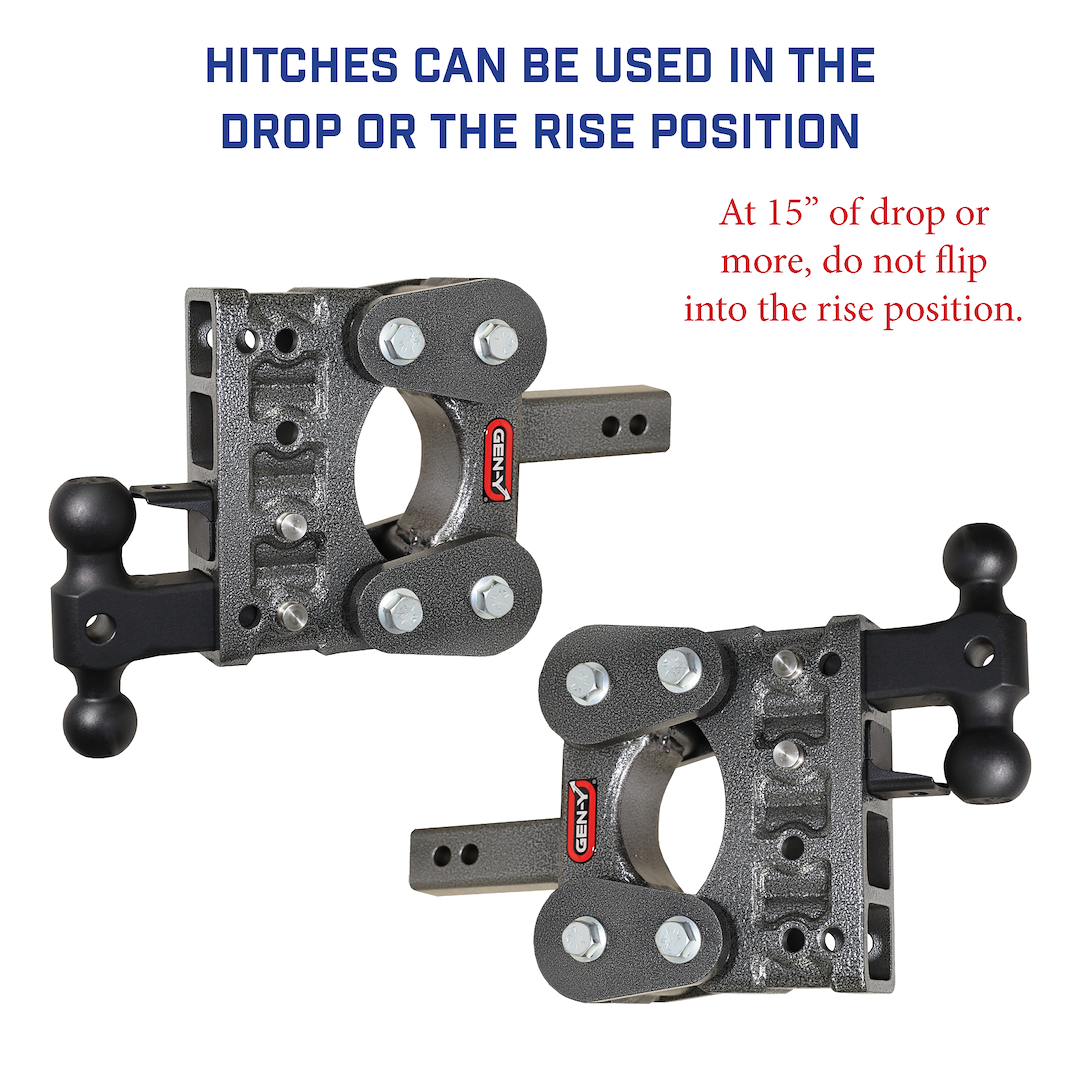 GEN-Y Hitch Made In USA Trailer Hitch Ball Mount GH-2325 - Boss Torsion-Flex 2.5 Shank