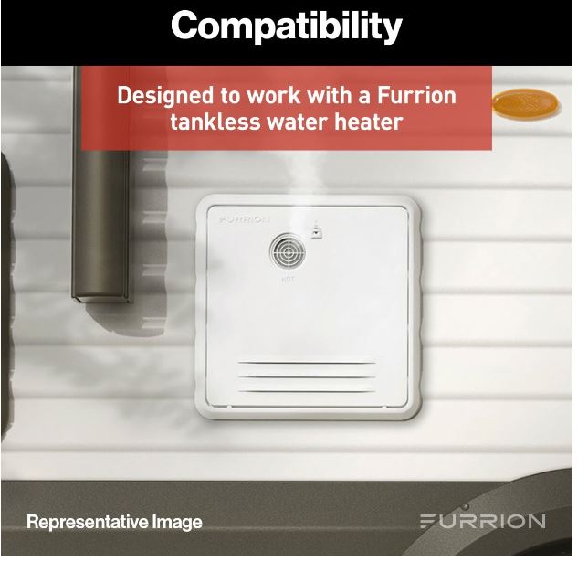 Furrion LLC VibrationSmart™ And ClimateSmart™ Water Heater Access Door FWH46EA-BL-AM - Black 18.1 18.1 Retrofi