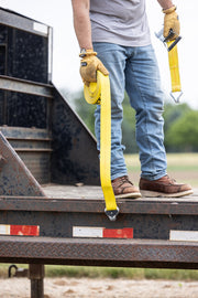 Hampton Prod DOT Approved Tie Down Strap 82827 - Ratchet TIE-Down 27-FT 2-IN 333