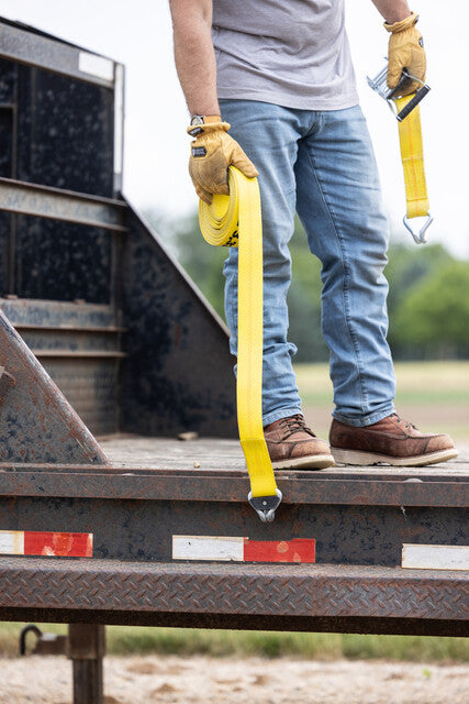 Hampton Prod DOT Approved Tie Down Strap 82827 - Ratchet TIE-Down 27-FT 2-IN 333