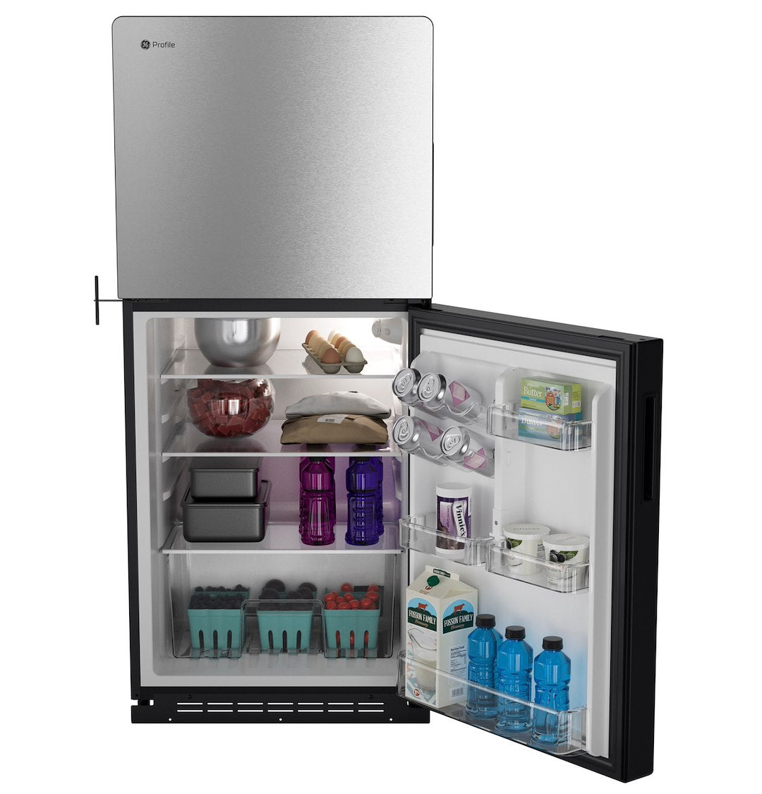 GE Appliance Convenient Refrigerator Organization PPV08R5YRSS - Profile 8.3 CU. FT. 12V DC TOP