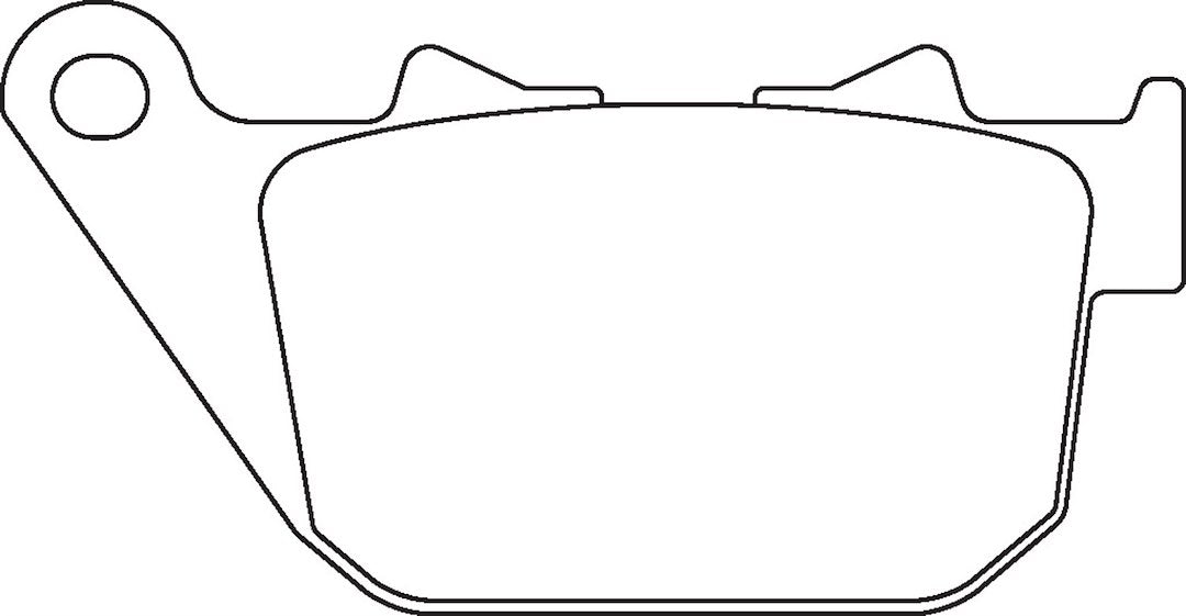 Hawk Smooth Progressive Engagement Brake Pad HMC5014 - Metallic Disc Pads
