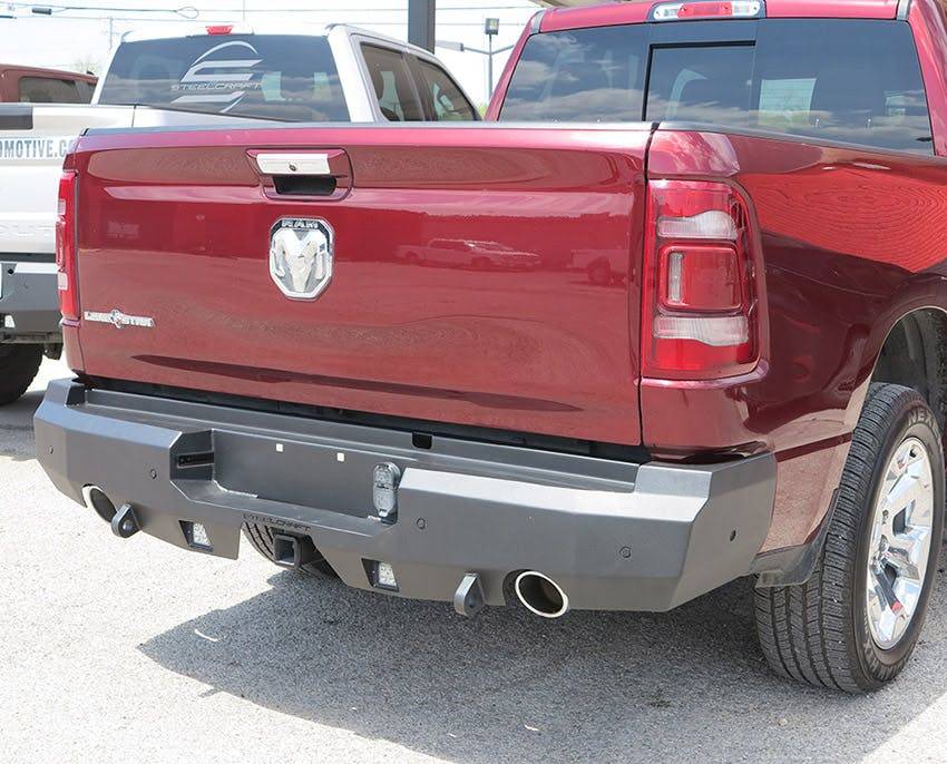 Steelcraft Convenient D-Ring Shackle Mounts Bumper 76-22270 - 19-24 Ram 1500 Incl. Rebel Textu