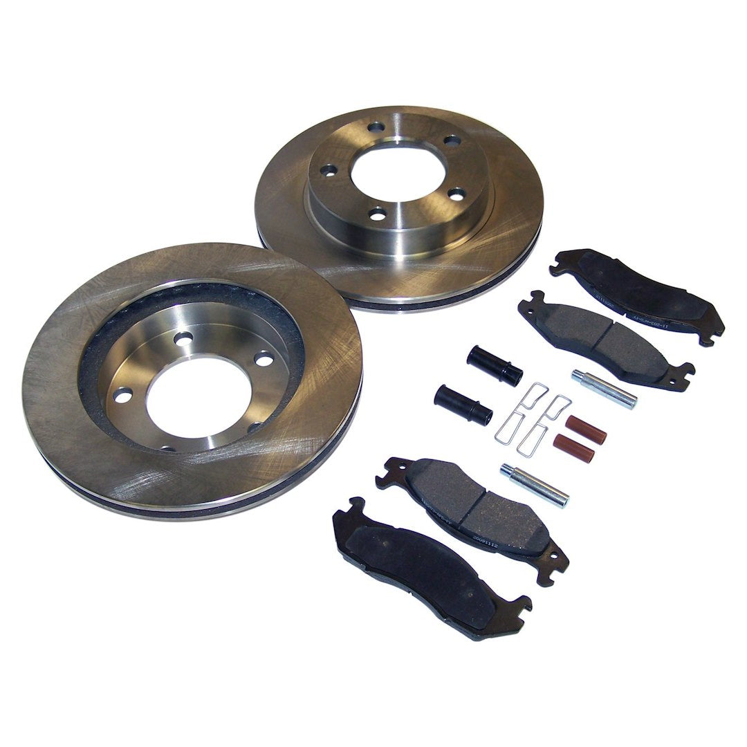 Crown Auto Semi-Metallic Brake Pad Brake Kit 5363421RK - Disc Serv Frnt