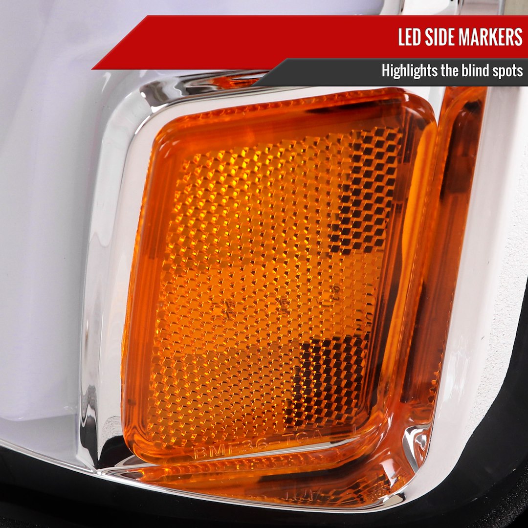 Spec-D Tunin 2LHP-SIV1525-SQ-TM Headlight Assembly