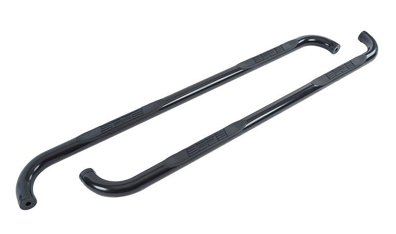 BIG Country No Drilling Required Nerf Bar 370451 - Black Round Side Bars Mild Steel