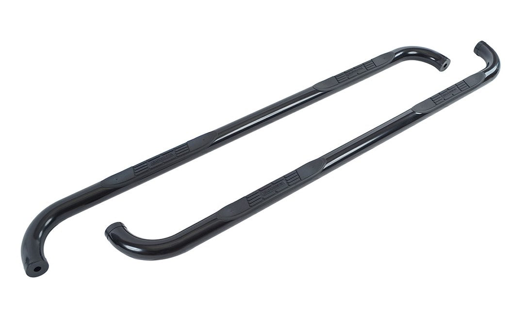 BIG Country No Drilling Required Nerf Bar 370451 - Black Round Side Bars Mild Steel