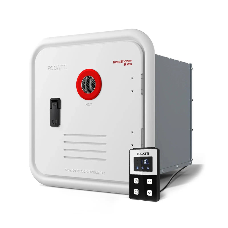 FOGATTI WATER HEATERS RV: Fogatti InstaShower FS10B1S LP Tankless RV Water Heater INSTASHOWER