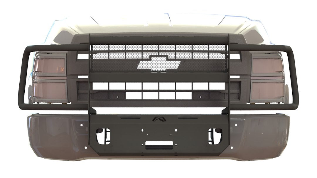 FAB Fours Limited Lifetime Warranty Winch Mount KC20-N3751-1 - 2020-2024 Chevy 4500-6500 Kodiak WI