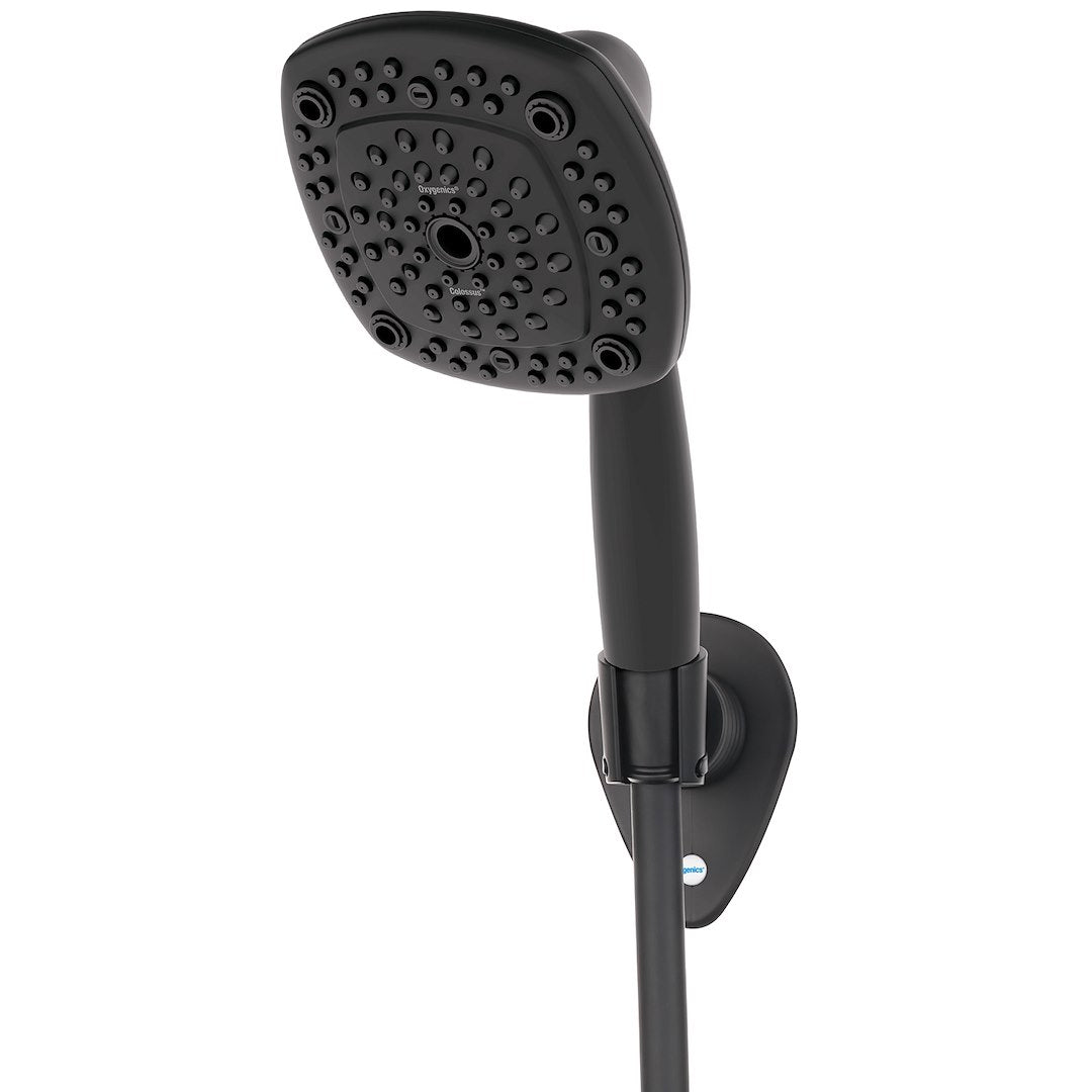 ETL Limited Lifetime Warranty Shower Head 39094 - Black Colossus RV Kit Mtt 1.8