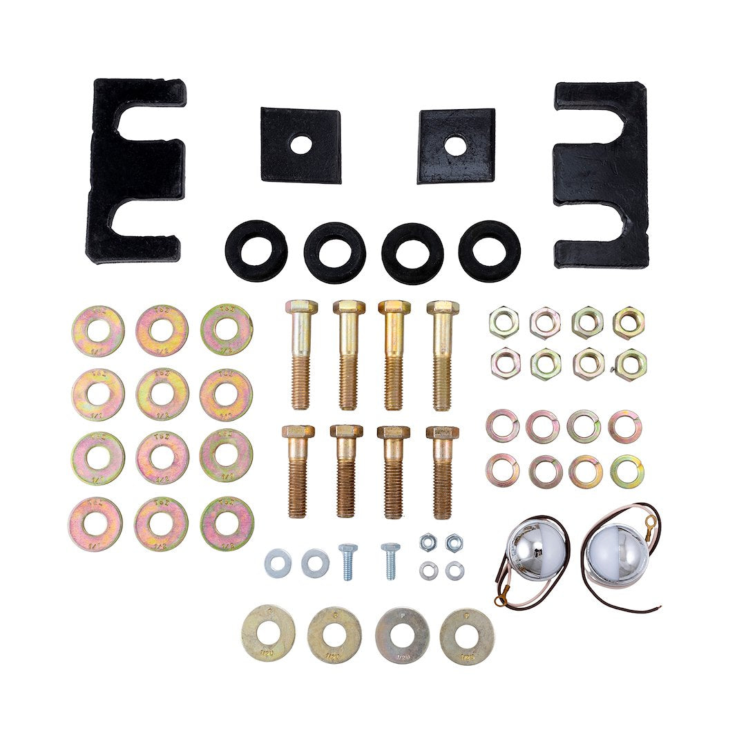 Cattleman Solid Beaded Welding Bumper Mounting Kit 4391KIT - 4391 Rear Bumper-10 Drop