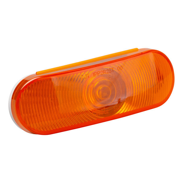 Grote Perlux Double Contact Parking/ Turn Signal Light Assembly 52893 - Yellow Oval Lamp