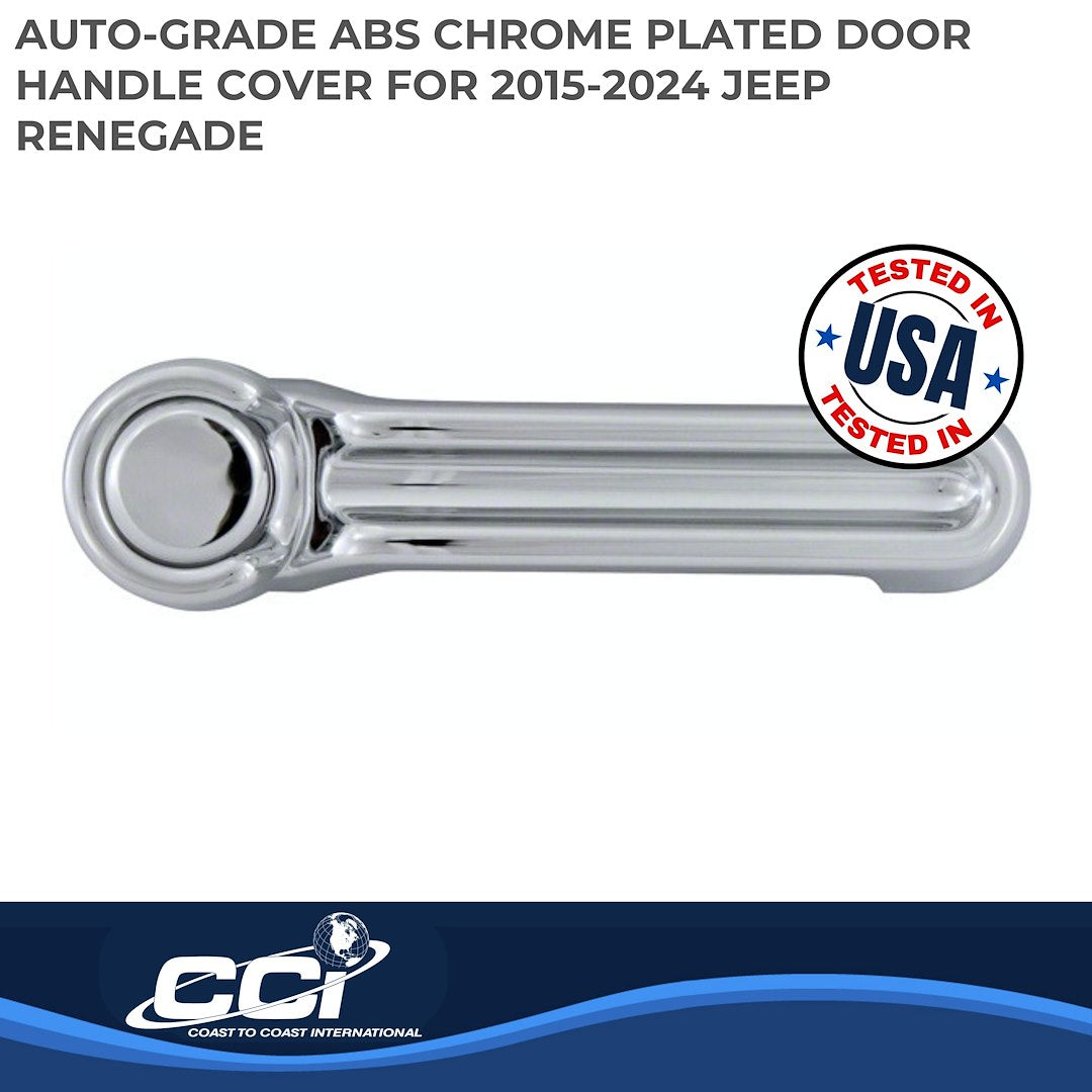 Coast2Coast Limited Lifetime Warranty Exterior Door Handle Cover Ccidh68573SBK - DH 15-23 Renegade 4D GL BK SK