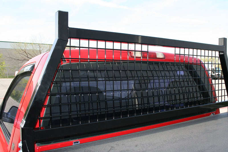 Cattleman Non-Lighted Design Headache Rack 252BM - Black Mesh