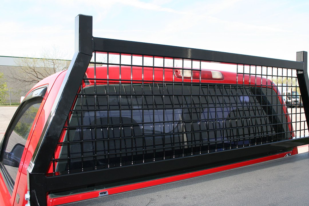 Cattleman Non-Lighted Design Headache Rack 252BM - Black Mesh