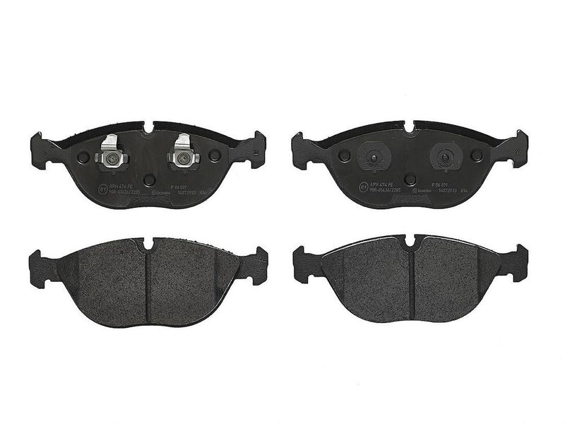 Brembo Premium Low-Met OE Equivalent Pad Brake Pad P06019 - Disc Set