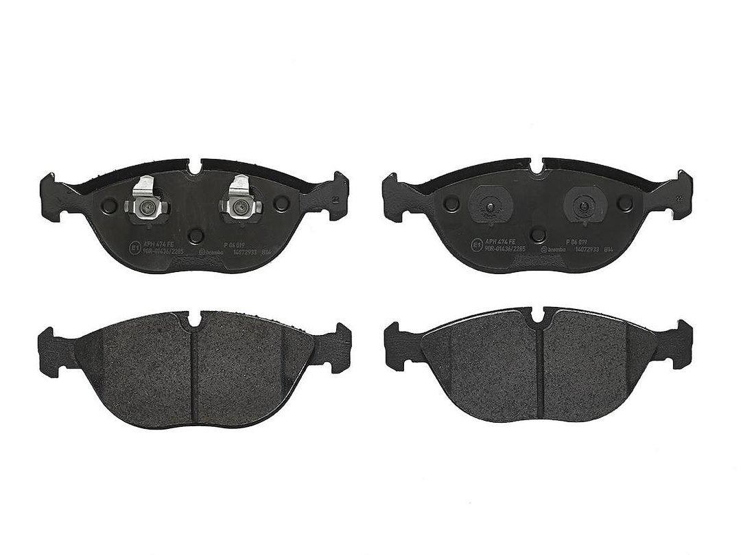 Brembo Premium Low-Met OE Equivalent Pad Brake Pad P06019 - Disc Set