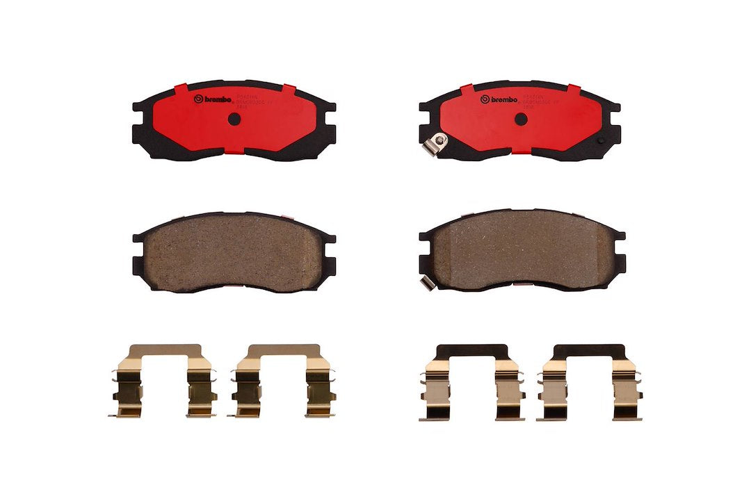 Brembo Premium Low-Met OE Equivalent Pad Brake Pad P54014N - Disc Set