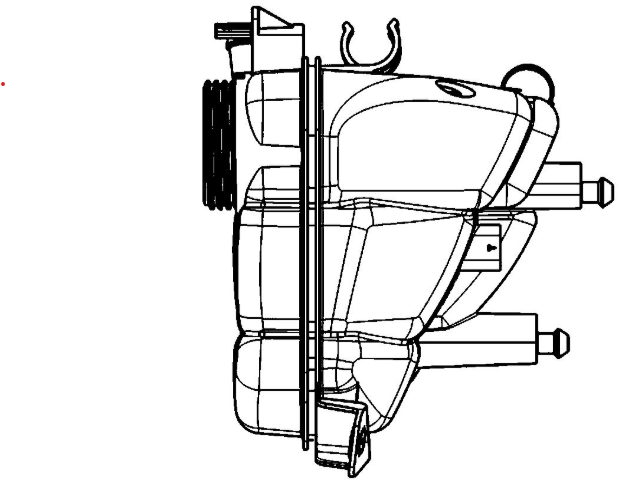 Clevite 77 Excellent Price Performance Ratio Coolant Reservoir CRT 231 000S - Expansion Tank