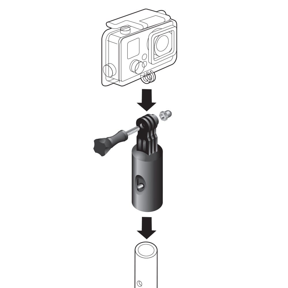Shurhold IND No Supplier Warranty Action Camera Adapter 104 - Gopro