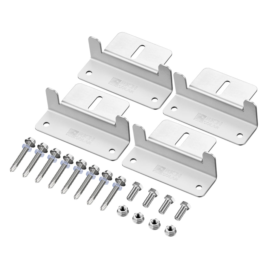 Rich Solar RS-ZB4H Solar Panel Mounting Kit