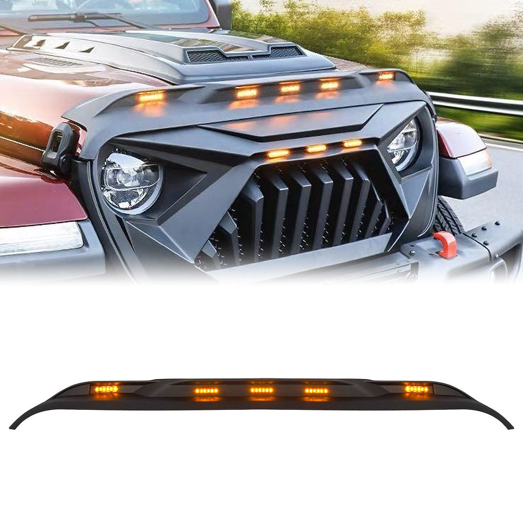 American MOD Designed To Install Easily Bug Shield Amjpca00204 - Front Hood Protector Stone Guard