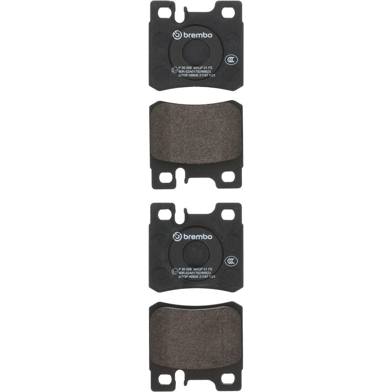 Brembo Premium Low-Met OE Equivalent Pad Brake Pad P50009 - Disc Set