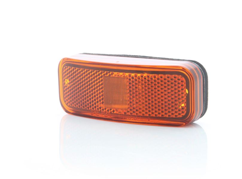 Optronics Snap-On Replaceable Lens Trailer Light MCL40Abbp - Yellow 2LED Marker Reflex