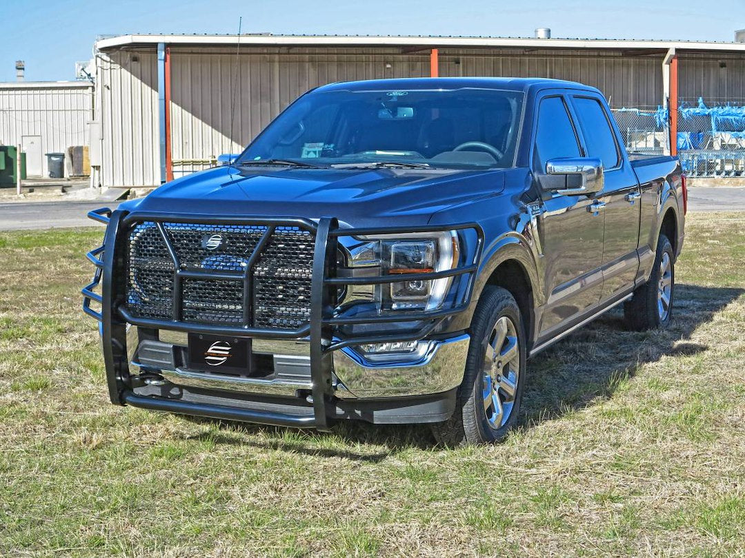 Steelcraft Punch Plate Grille Grille Guard 50-1420C - Black HD Guards