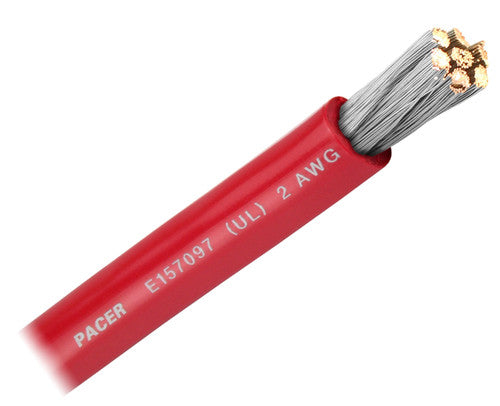 Pacer No Supplier Warranty Battery Cable WUL2RD-50 - Awg UL RD TC Wire 50FT RL