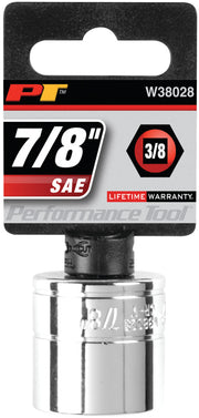 Perform Tool Recessed Edges Socket W38028 - 7 8