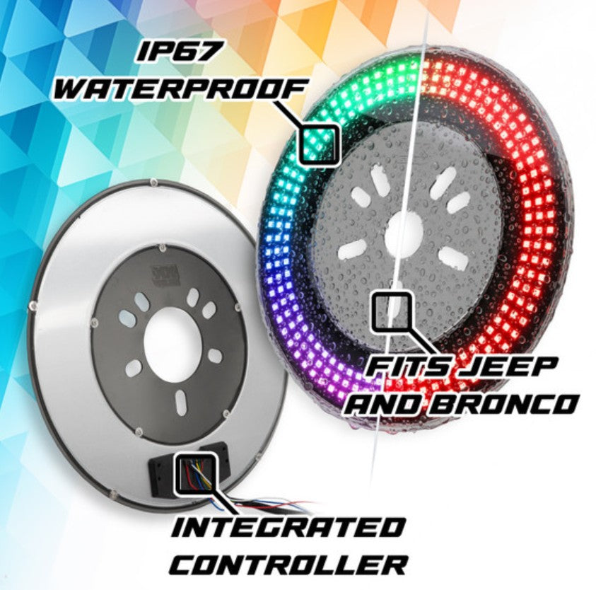 XK Glow MX-5Wheel Spare Tire Brake Light
