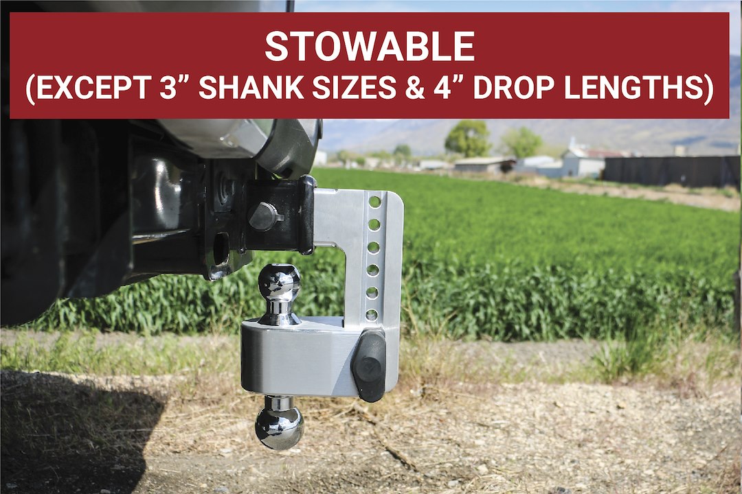Weigh Safe Keyed Alike Hitch Locking Pin Trailer Hitch Ball Mount CTB4-2-KA - Turnover Drop