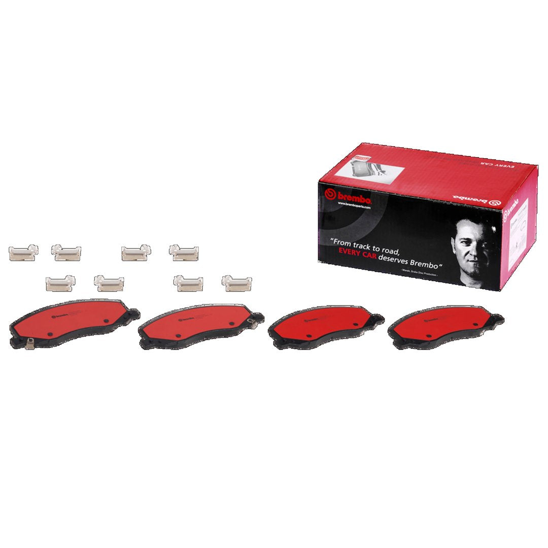Brembo Premium Low-Met OE Equivalent Pad Brake Pad P59058N - Disc Set