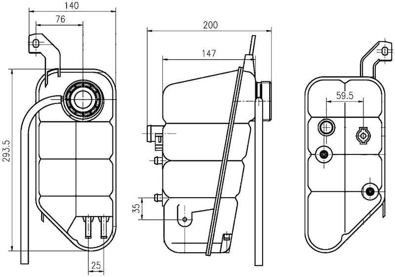 Clevite 77 CRT 118 000S - Expansion Tank