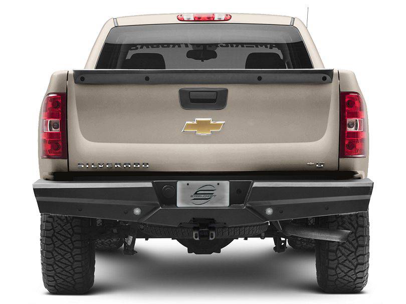 Steelcraft Accommodates Parking Sensors Bumper 65-20400 - 07-13 Chevy Silverado Fine Texture