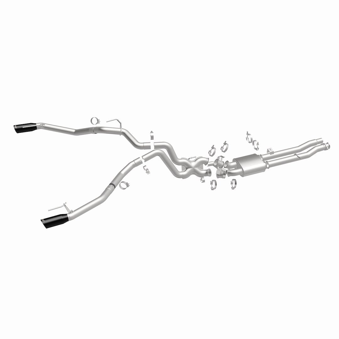 Magnaflow Limited Lifetime Warranty Exhaust System Kit 19637 - Black Chrome Competition Series Tip