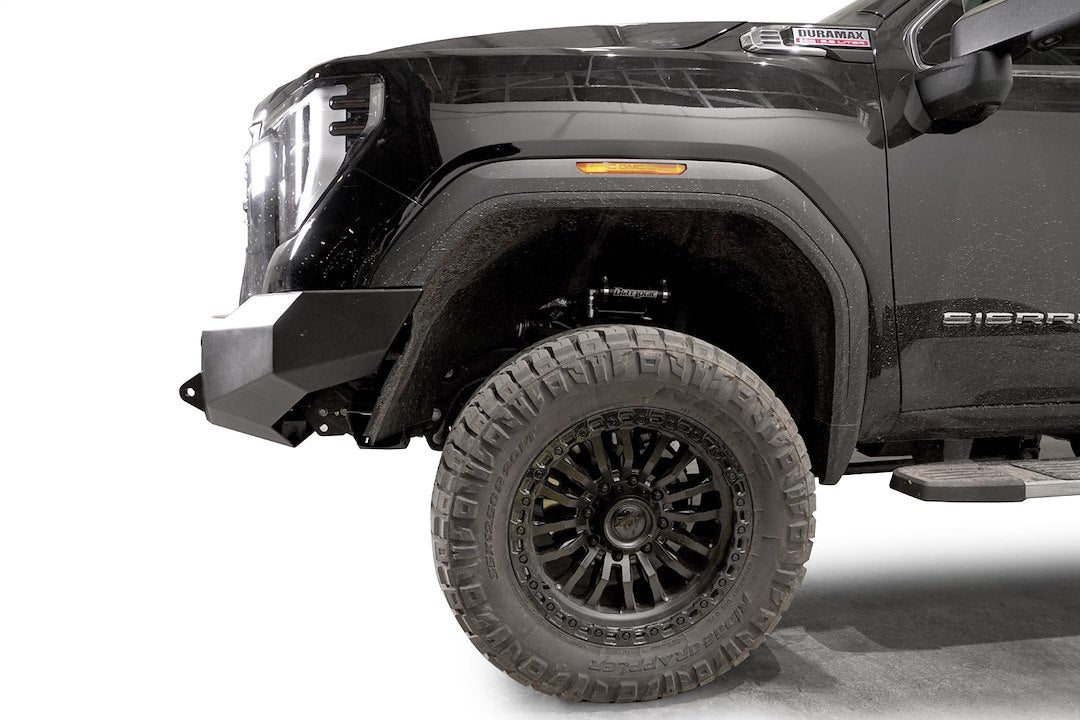 FAB Fours Winch Base Front Bumper GM24-A6251-1 - 2024 Gmc HD Premum Sensor Bum